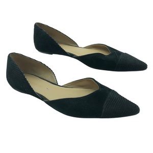 ANTHROPOLOGIE D’Orsay Striped Espradrille Shoes Size 9